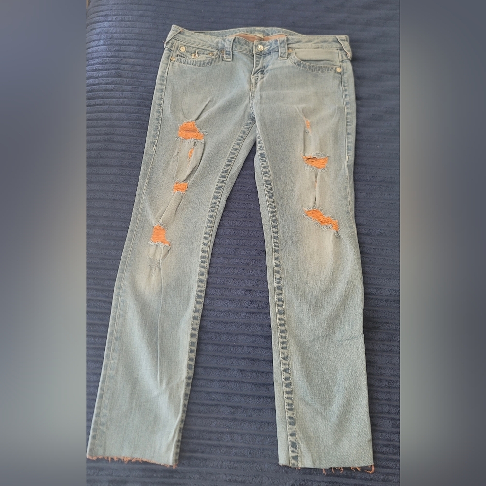 (SOLD) True Religion Distressed Jeans